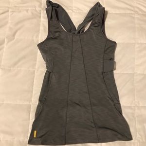 Lole gray yoga tank EUC